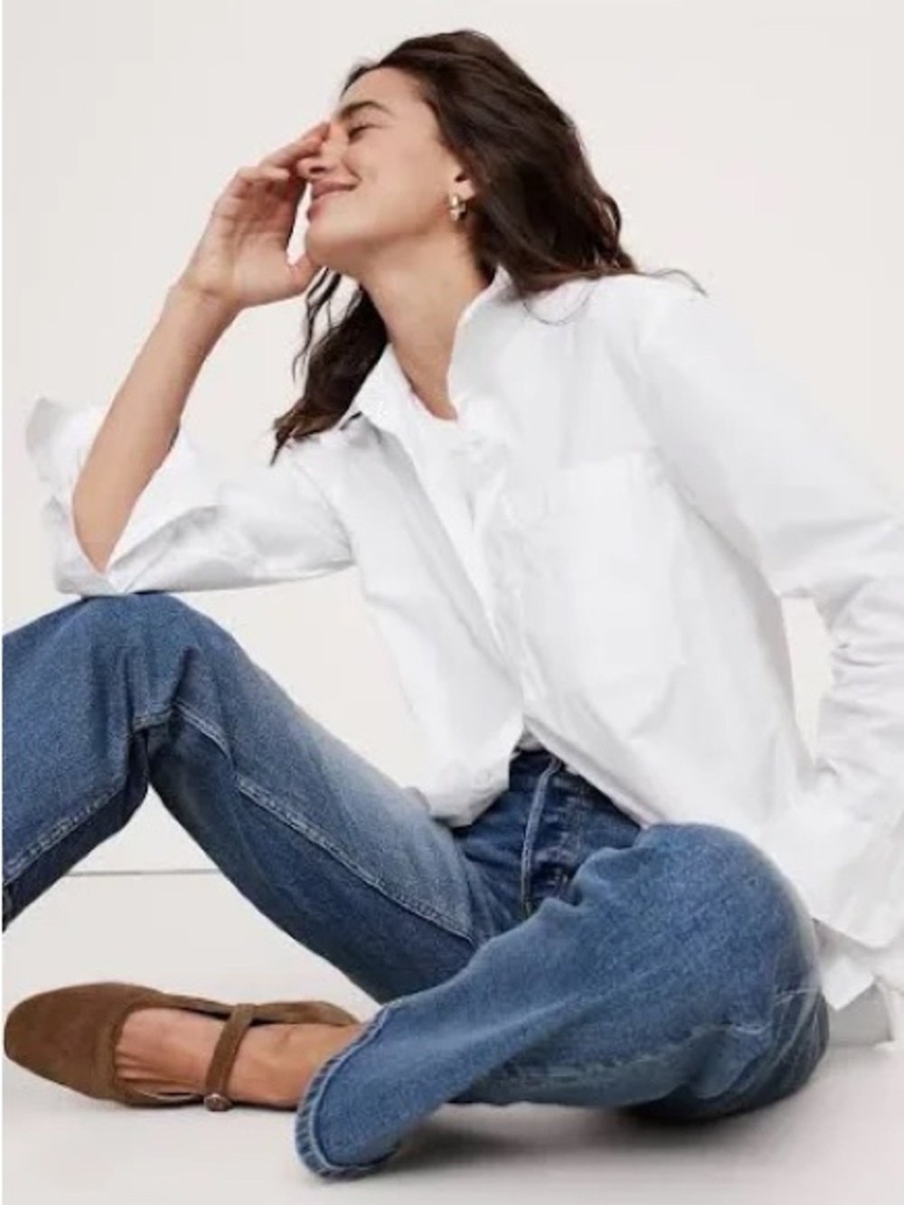 NWT Banana Republic Parker Tunic Fit Shirt